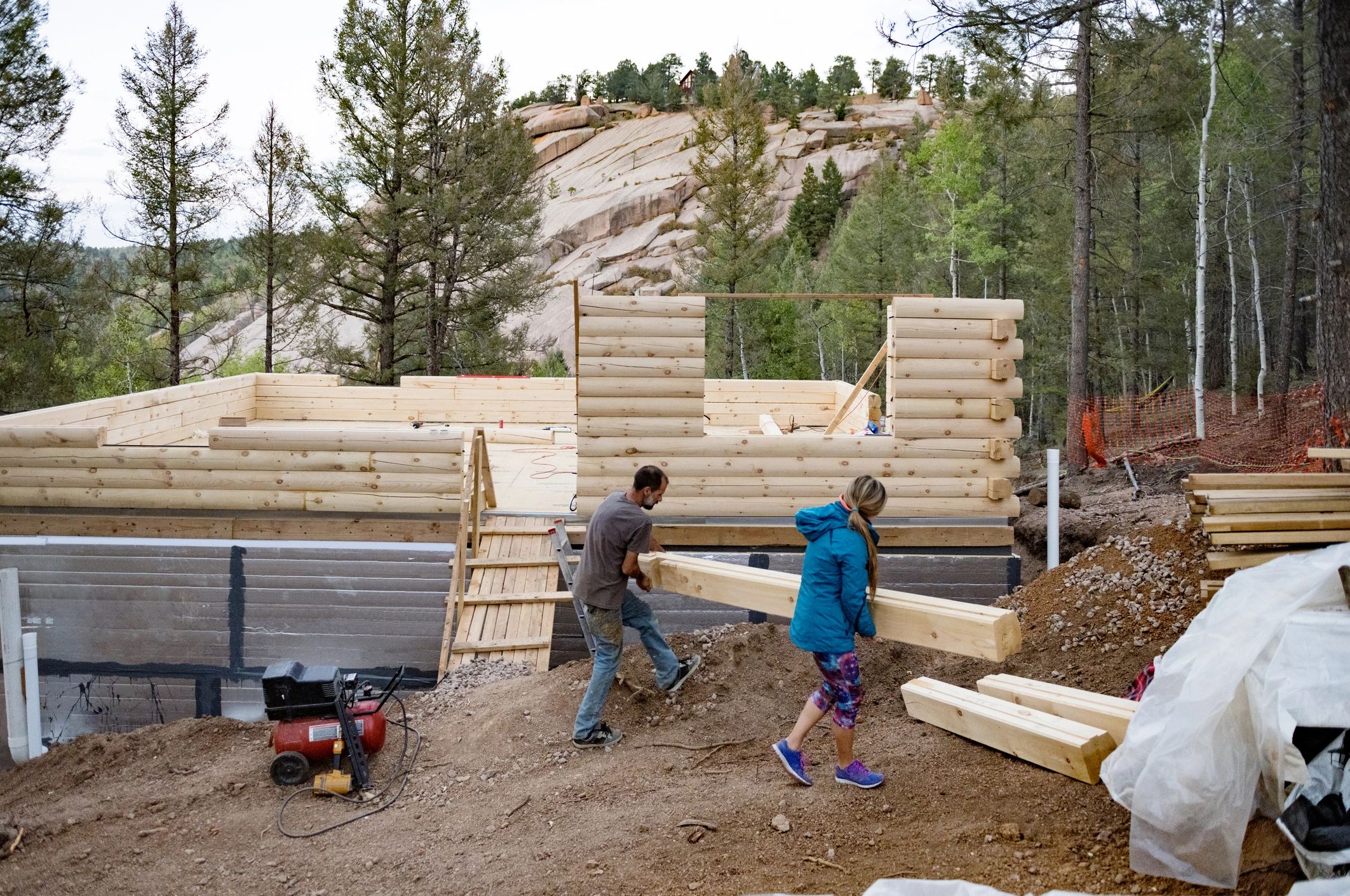 Colorado barn construction process